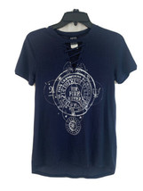 Modern Lux Womens &quot;HIR FIRE WHTER&quot; T-Shirt Size XS Blue - £8.95 GBP