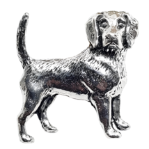 Beagle Pin Insignia Broche Beagle Scent Hound Dog Pet Insignia de peltre... - £6.95 GBP