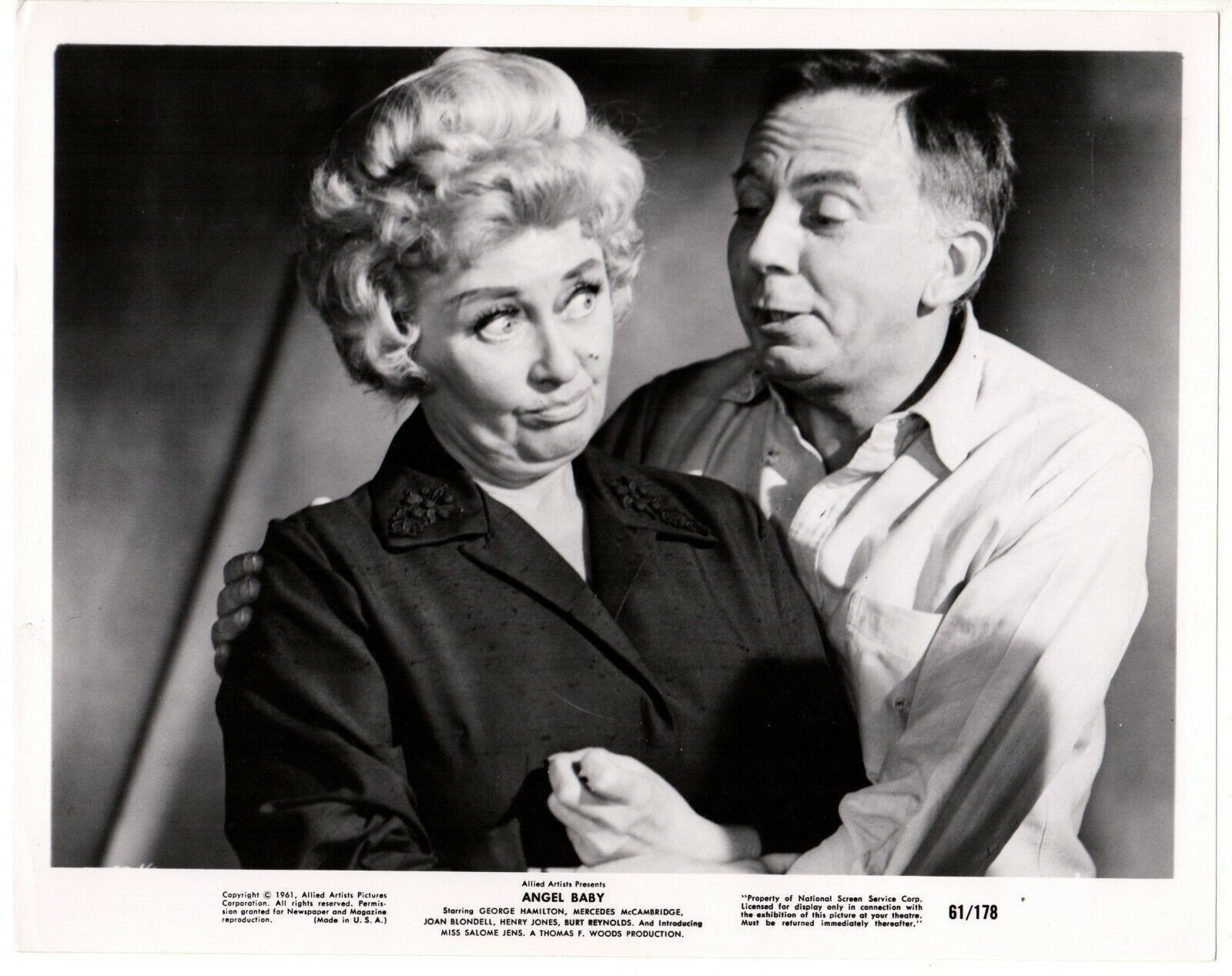 ANGEL BABY (1961) Faith Healer Worker Joan Blondell and Her Husband Henr... - $45.00