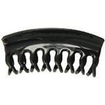 Caravan Large Conventional Hair Claw Covered Spring With Wave And Rounde... - £10.11 GBP