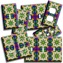 Mexican Folk Art Talavera Tile Look Light Switch Outlet Plate Kitchen Room Decor - £13.37 GBP+
