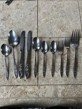 My Rose Oneida Community Stainless Betty Crocker Forks Spoons Knives Mixed Lot - £18.44 GBP