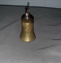 German Antique Gold Glass Bell Vintage Christmas Ornament Decoration 1930&#39;s - $15.00
