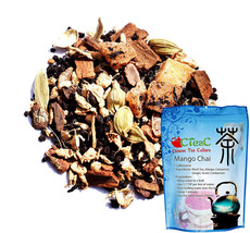 Mango Chai, Caffeinated Tea, Delicious to Enjoy Hot or Iced, Loose Leaf Tea - £8.00 GBP+