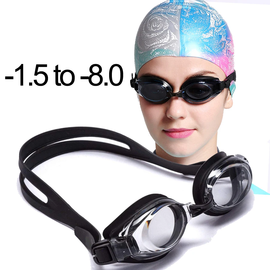 Professional anti fog uv swimming glaes men women silicone diopters swim sports eyewear thumb200