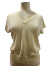 Kinross v-neck sweater in LEMON - size XS - $134.64