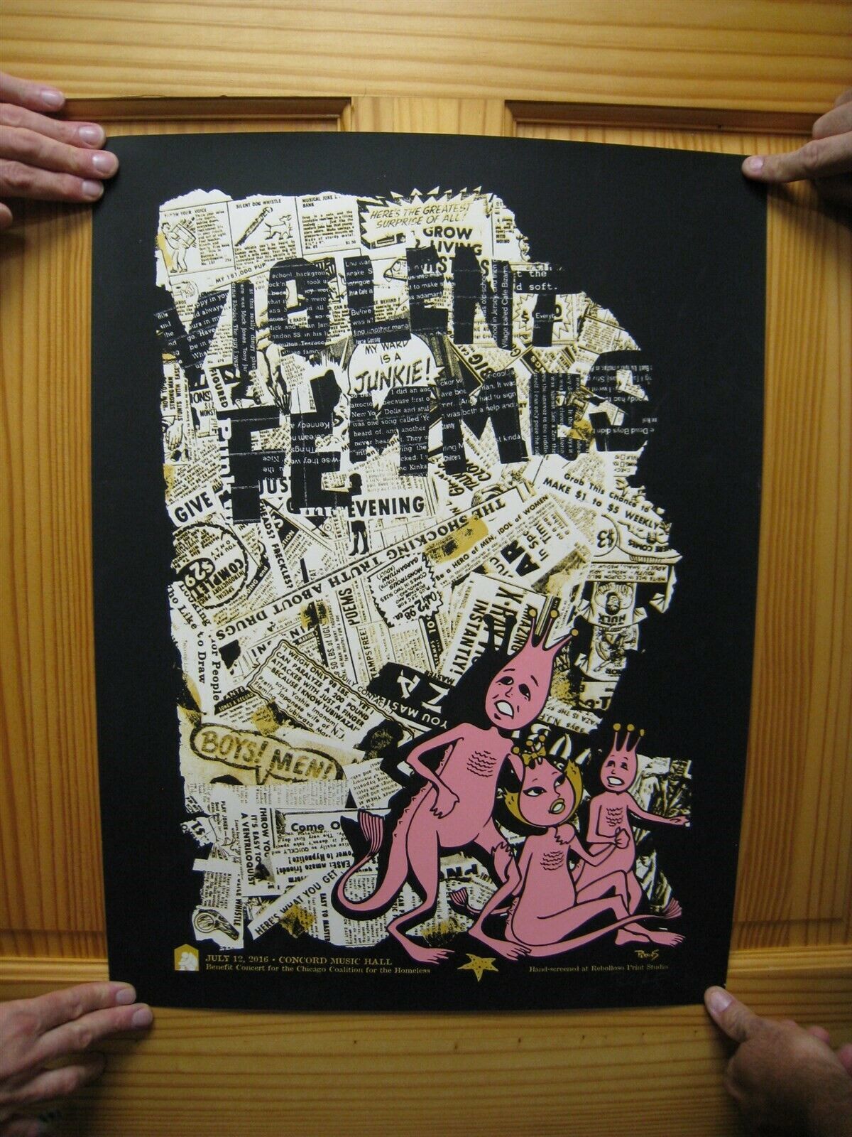Violent Femmes Poster Luglio 12 2016 Firmato Perkins Il - $134.98