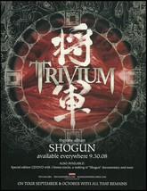 Trivium 2008 Shogun album advertisement Roadrunner Records ad print - £3.30 GBP