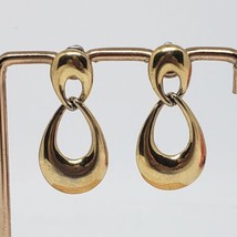 Vintage Trifari Gold Tone Pierced Earrings - £12.65 GBP