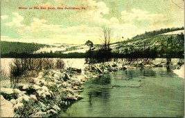 Winter on the Red Bank New Bethleham Pennsylvania PA 1909 DB Postcard HH Hamm - £9.76 GBP