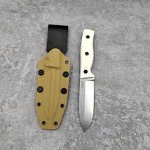 Full Tag Fixed Blade Knife Outdoor Camping Hiking Hunting Knives With K-... - £90.85 GBP