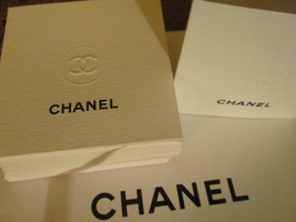 100% Authentic CC Logo CHANEL Blank Mini Note Card - £104.74 GBP