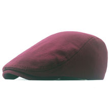 Wine Red Solid Color Cap Mens - £3.38 GBP