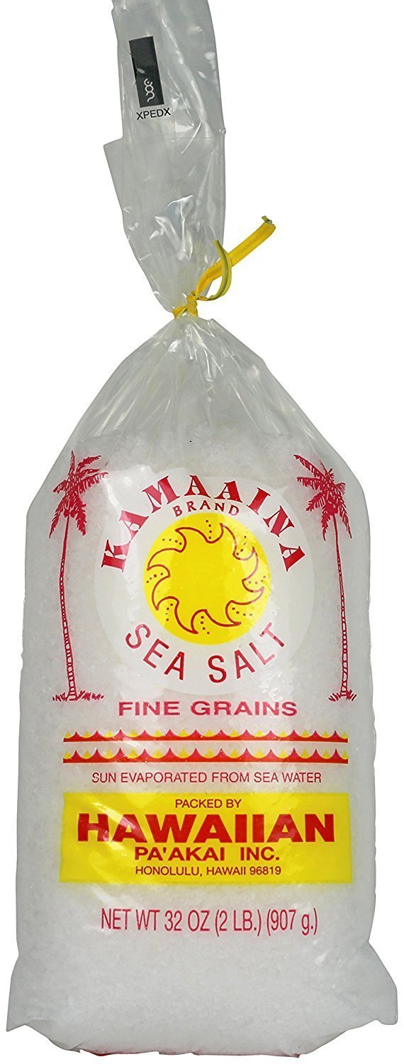 Hawaiian Pa'aikai Inc. Kamaaina Brand Sea Salt - Fine Grains Net Wt. 32 Ounce - $14.98