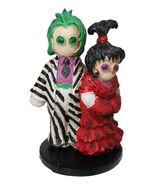 Gothic Dead Beetlejuice And Lydia Romance Halloween Pinheads Monster Fig... - $586.90 MXN