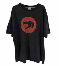 Thundercats Graphic Logo T-Shirt Mens Size 2XL Black Red Vintage - £18.90 GBP