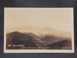 Mt LeConte Smokey Mountains National Park RPPC Postcard Jack Huff Photog... - $9.49