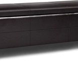 Afton 48 Inch Wide Contemporary Rectangle Storage Ottoman Bench In Tanne... - $329.99