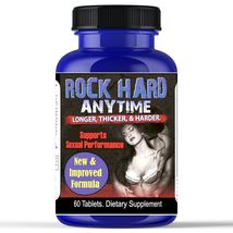Rock Hard Anytime L-Arginine With Maca Root Supplement Energy Recovery 60 Capsul - £58.63 GBP