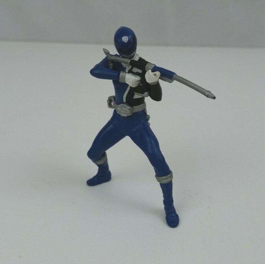 Bandai Power Ranger Light Patrol SPD Blue Power Ranger W/ Harpoon 3 ...