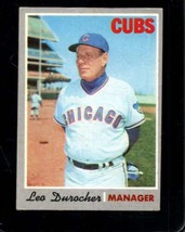 1970 Topps #291 Leo Durocher Vg+ Cubs Manager Hof *X113008 - £1.10 GBP