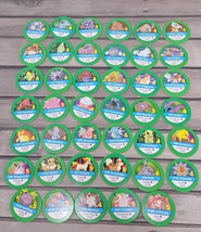 Pokémon Master Trainer Board Game 1999 Green Pokemon Chips (41) Replacem... - $13.78