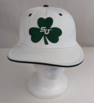 SU 3 Leaf Clover Hatters Unisex Embroidered Fitted Baseball Cap L/XL - £14.49 GBP