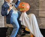 Norman Rockwell Porcelain Halloween Figurine &quot;Trick or Treat&quot; Danbury Mi... - £7.71 GBP