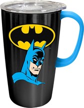 Batman 18535 Stainless Steel w/ Handle Coffee Tea Travel Mug Cup 18 oz 6... - £18.94 GBP