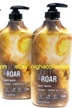 2xQuiet&amp; Roar Coconut &amp; Banana Milk Scent Body Wash with Essential Oils,... - £21.35 GBP