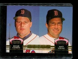 Vintage 1992 Topps Stadium Club Members Only Baseball Card Clemens Young Red Sox - £10.02 GBP