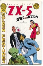 Jerry Iger&#39;s Golden Features #4 1985-ZX-5 Spies In Action-reprints Golden Age... - £20.41 GBP