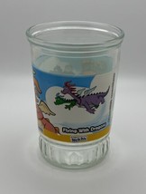 Welch&#39;s Dragon Tales #1 Jelly Glass Jar Flying with the Dragons 4&quot; Vintage - £7.51 GBP