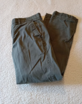 Sonoma Mens Flex Wear Gray Chino Pants Sz 36x32 - $14.03