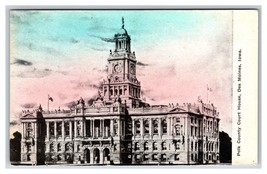 Polk County Court House Des Moines Iowa IA UNP DB Postcard Y4 - £3.12 GBP