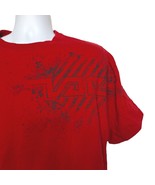 Vans Men&#39;s Graphic T Shirt Size XL Red Short Sleeve Crew Neck Spell Out - $15.93