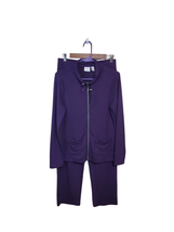 Chico&#39;s 0(4) Small  Zenergy Purple Two Pieces Tracksuit Jumpsuit  - £31.96 GBP