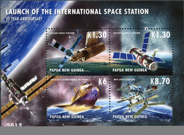 Papua New Guinea. 2013. International Space Station (MNH OG) Miniature Sheet - £9.46 GBP