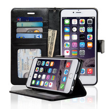 Navor iPhone 6s Plus / 6 Plus [5.5 Inch] Leather Wallet Case 6 Card Pockets - $12.50+