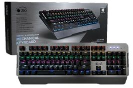 Zio DT70 Mechanical Gaming Keyboard English Korean USB Keyboard (Brown Switch) image 3