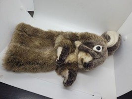 Folkmanis rabbit Bunny Puppet Realistic Plush Faux Fur - £8.95 GBP