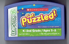 leapFrog Leapster Game Cart Get Puzzled Educational - $9.60
