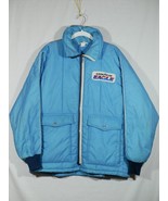 Vintage Goodyear Eagle Racing Baby Blue Full Zip Jacket Large - £71.71 GBP