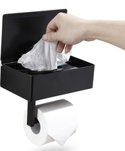 Large Toilet Paper Holder with Shelf and Storage - £19.80 GBP