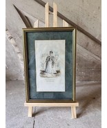 Antique French Fashion Print Lithograph Grande Duchesse of Russia Wall Art  - $1,714.58 MXN