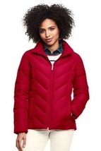 Lands End Women&#39;s Down Jacket Rich Red New - £39.22 GBP