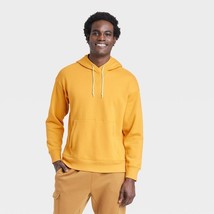 All in Motion Fleece Hooded Gym Pullover Sweatshirt Mens M Gold Yellow NEW - £15.72 GBP