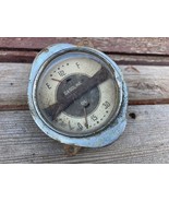 VTG 1930&#39;s CHEVROLET GASOLINE OIL DASH GAUGE TO RESTORE RAT ROD ACCESSORY - $14.80