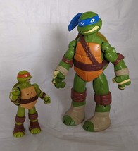 TMNT Teenage Mutant Ninja Turtles 10 &amp; 5 Inch Toy Action Figures 2012 Set - £10.33 GBP