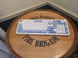Aula F99Pro Mechanical Keyboard White Gray &amp; Black - Original Packaging - $76.27 CAD
